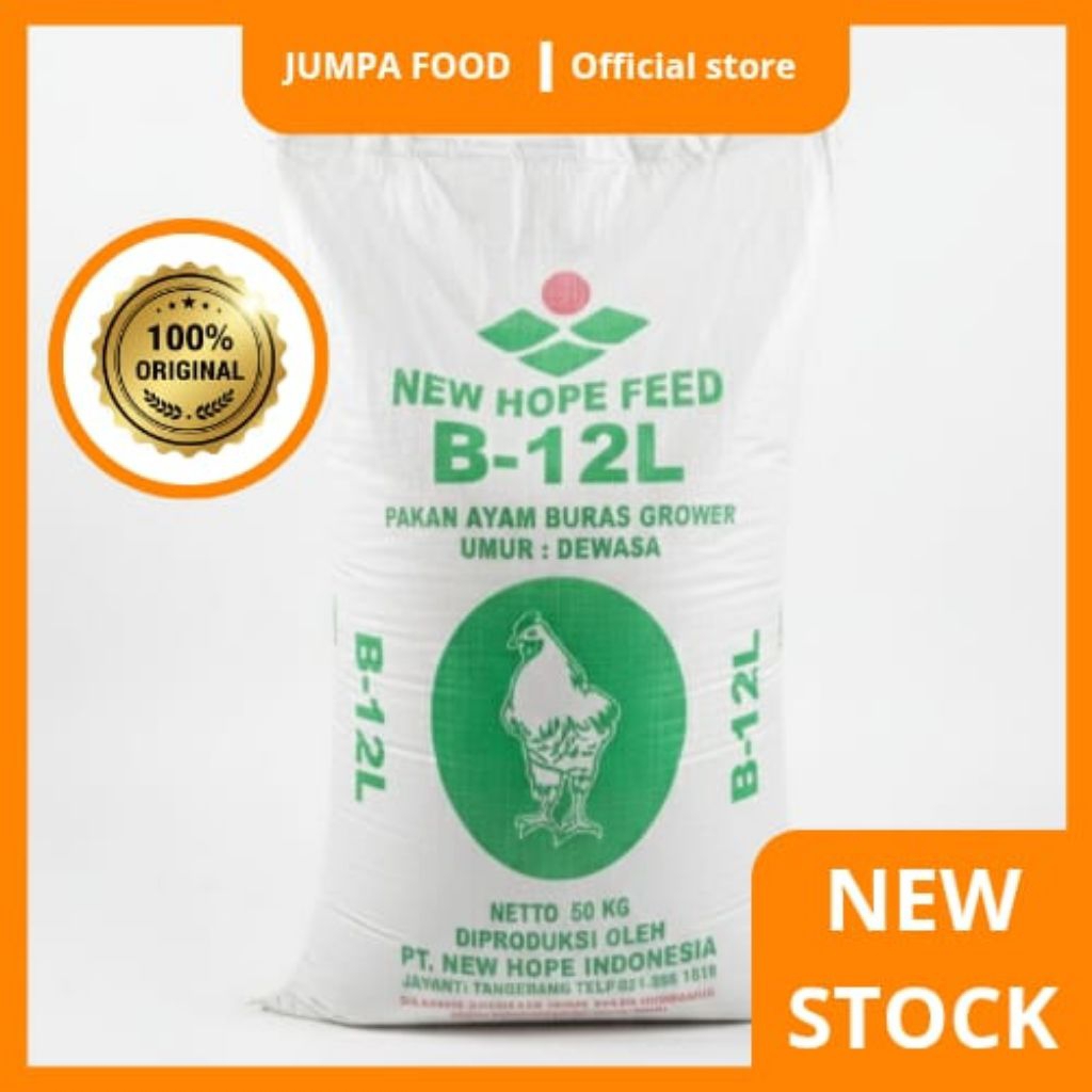 Pakan Ayam Kampung Dewasa New Hope B 12 L – Murah, Hemat