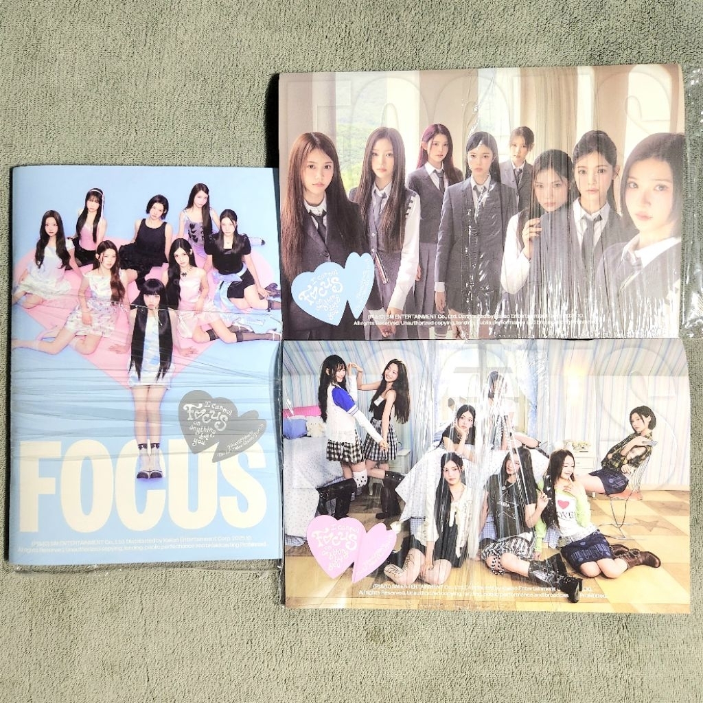 Hearts2Hearts Album Only -  Focus / The Chase H2H (Photobook/ Package ver) [NO PHOTOCARD & POSTCARD 
