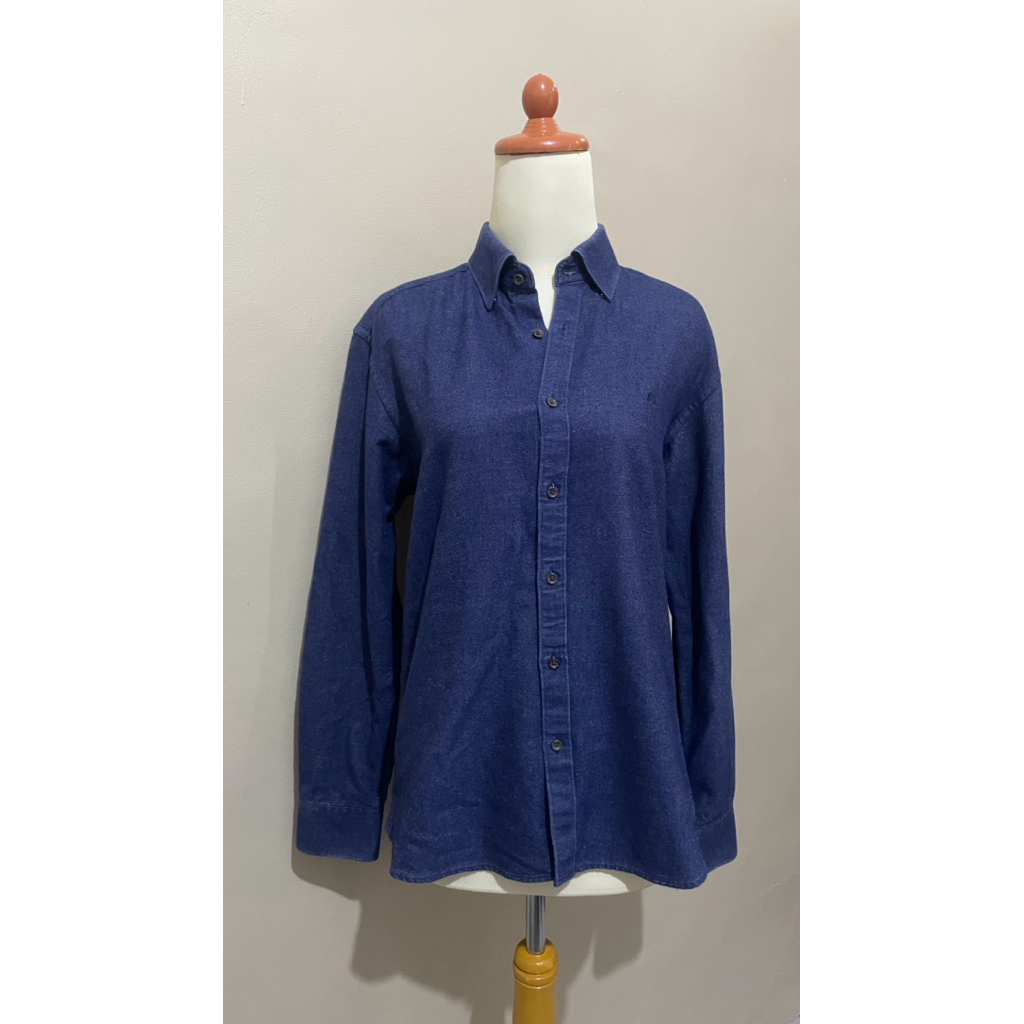 kemeja jeans merk louis quatorze