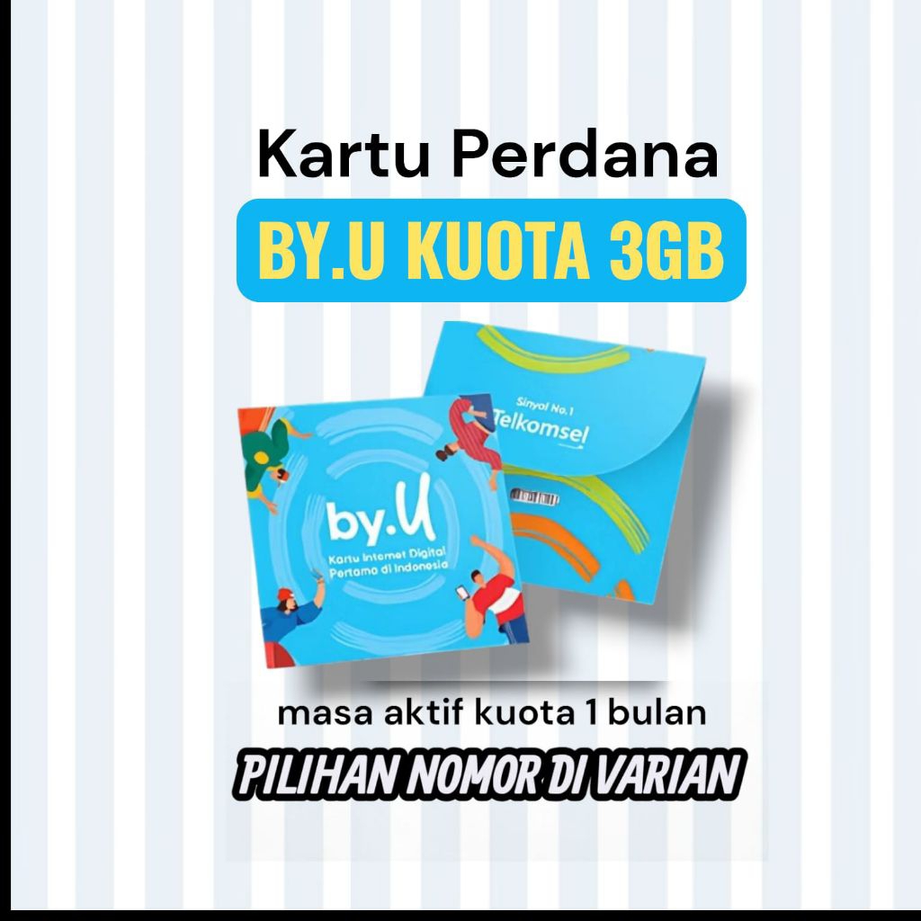 NOMER CANTIK BYU KUOTA 3GB