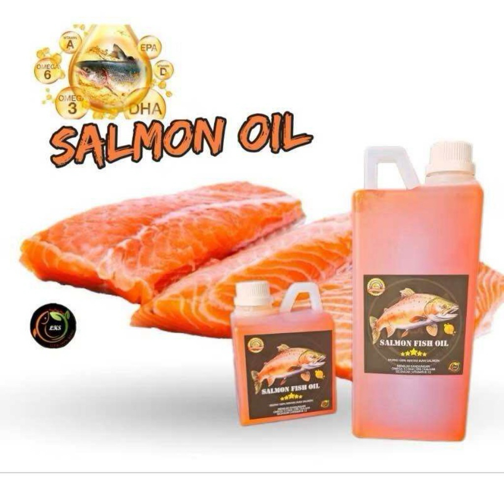 Minyak Salmon murni/ Salmon Oil penguat aroma ikan salmon