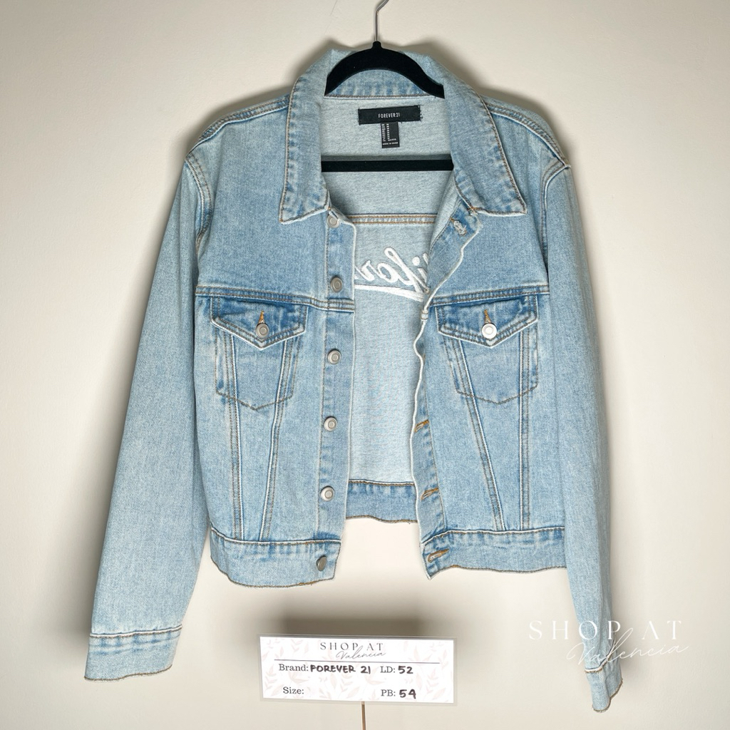 Jacket jeans forever 21 preloved