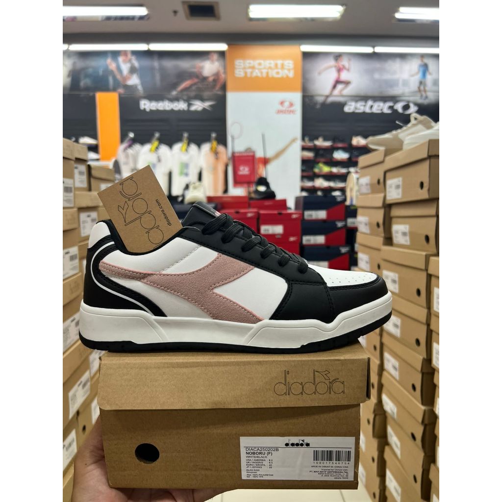 Diadora Noboru White/Black Women Shoes Original