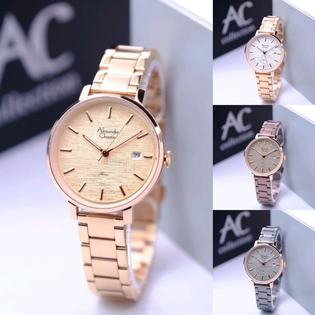 ORIGINAL Jam Tangan Wanita Alexandre Christie AC 2925 / AC2925 / 2925 / AC 2870 / AC2870 / 2870 Gara