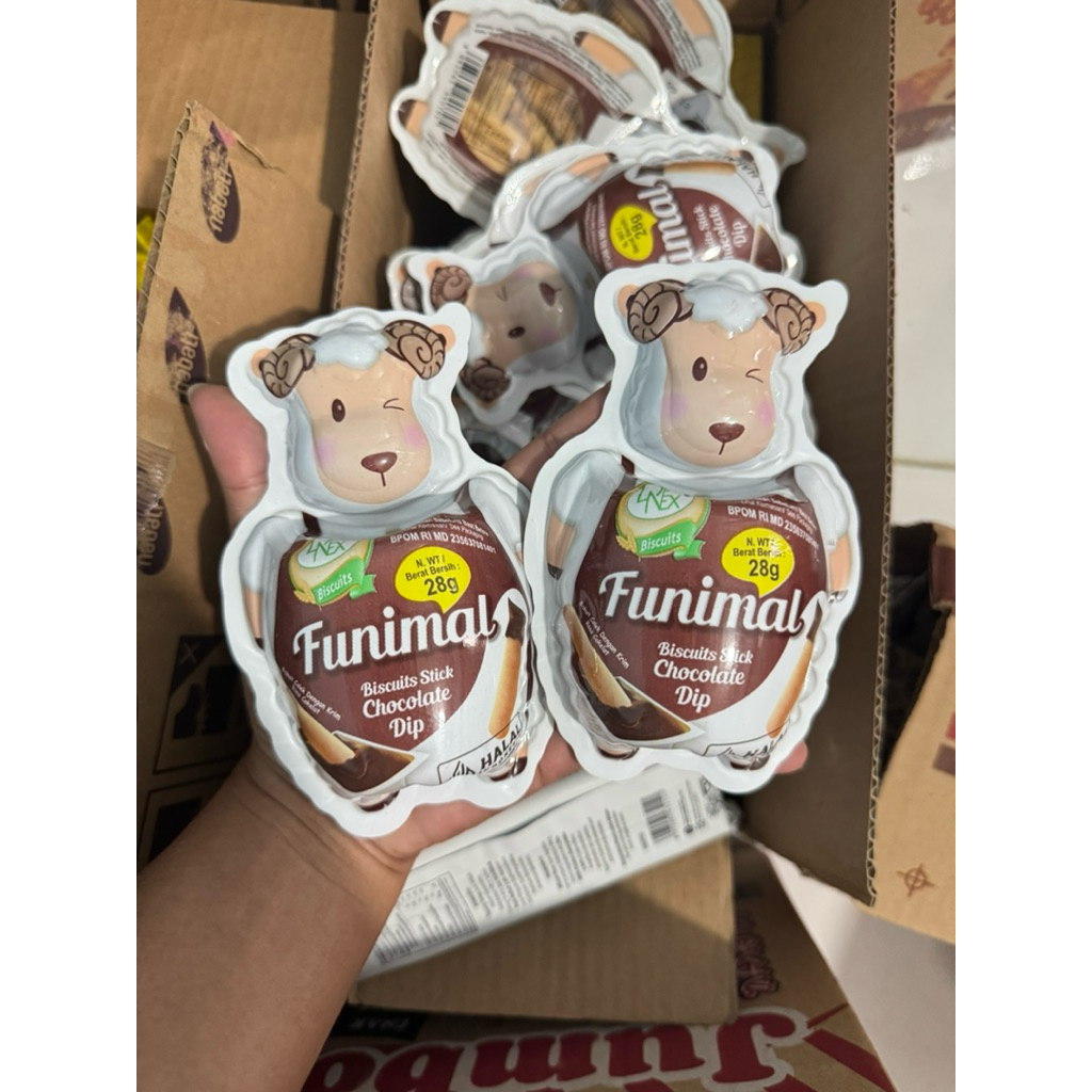 Funimal - DIP SAPI Biskuit Kue Kering Cemilan Anak Biscuit Biskitop Rasa Manis
