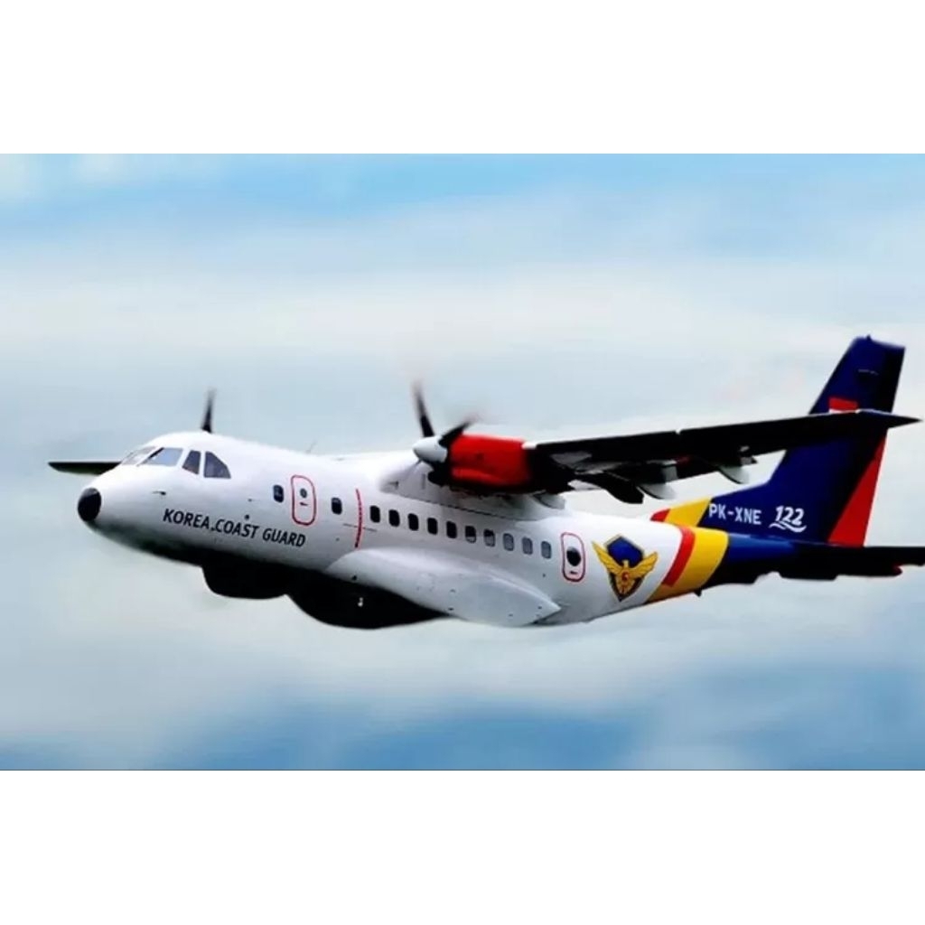 miniatur pesawat cn235 korea coast guard
