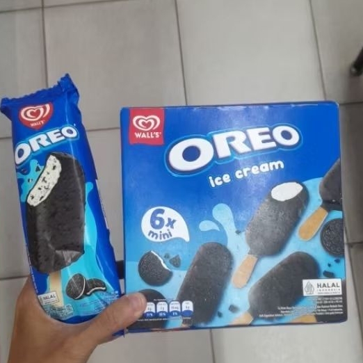Wall's Oreo Mini stick ice cream es krim ( isi 6 pcs x 48ml ) / Besar 80ml / Cornetto besar oreo / O