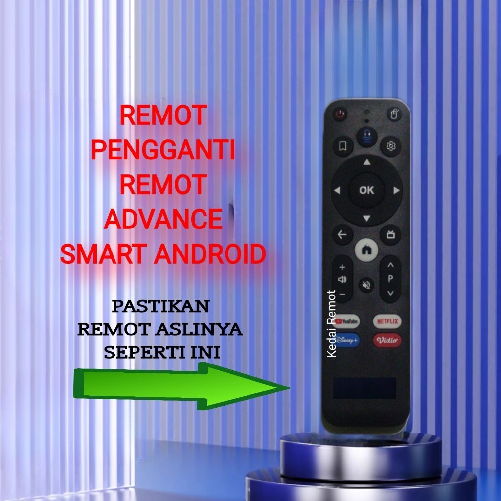 Remot Pengganti Remot TV ADVANCE 4302 50 (Non Voice)