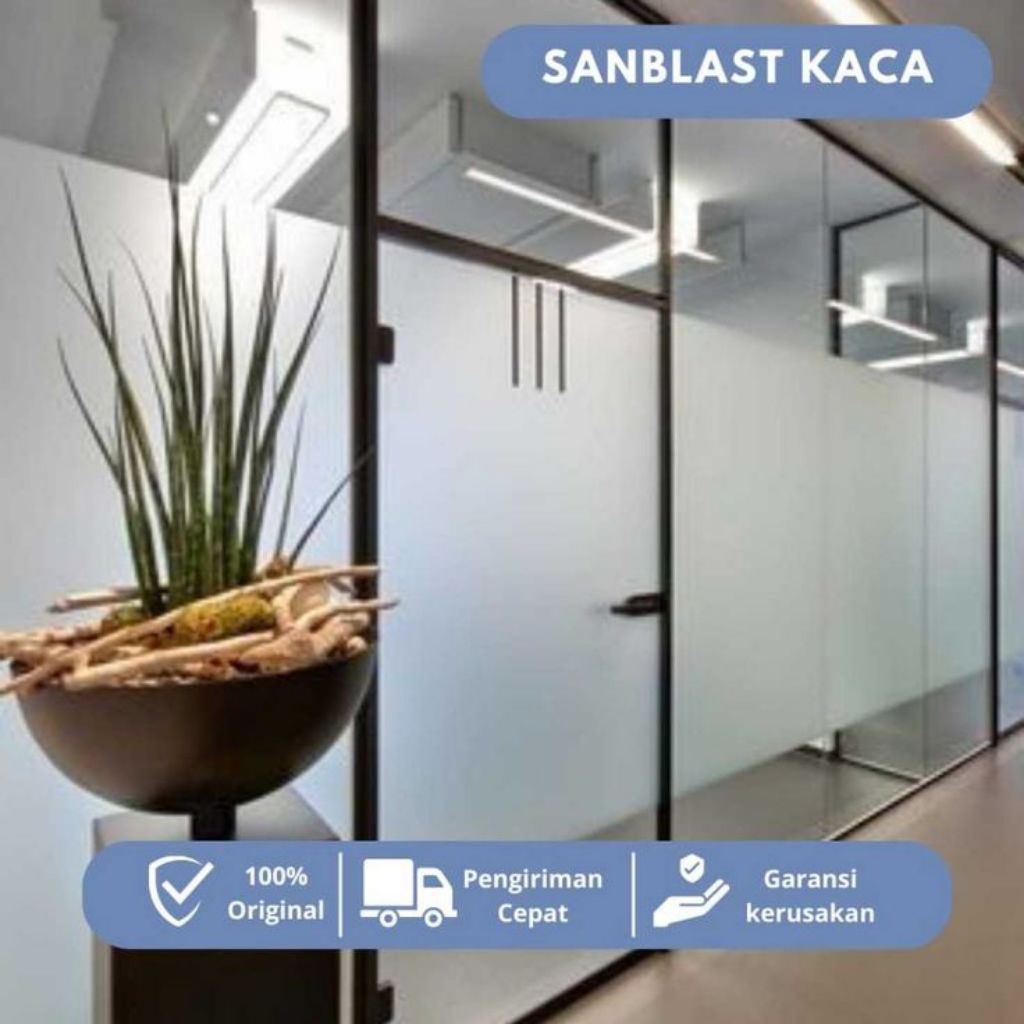 Sticker Kaca Film Sandblast/ Sticker Buram/ Stiker es/ Stiker Sandblast L-120