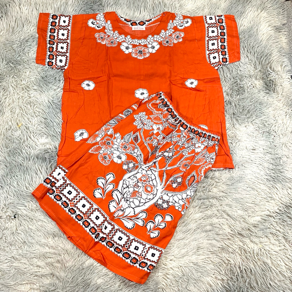 Tebobok - Stelan kulot Gajah Putih | Daster Batik Gajah Putih