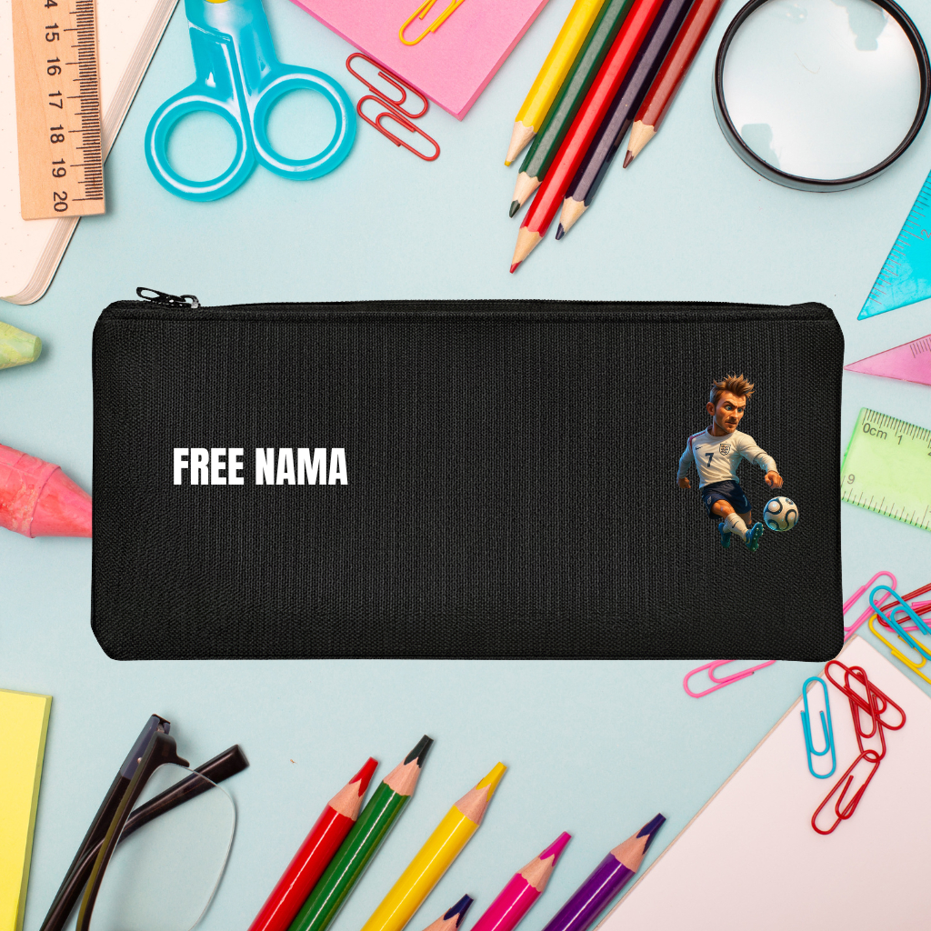 Free Nama Tempat Pensil Anak Laki-Laki Perempuan Gambar Pemain Sepak Bola Timnas Legend