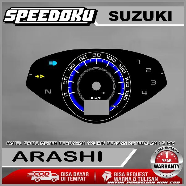 PAPAN SPEEDOMETER CUSTOM SUZUKI ARASHI