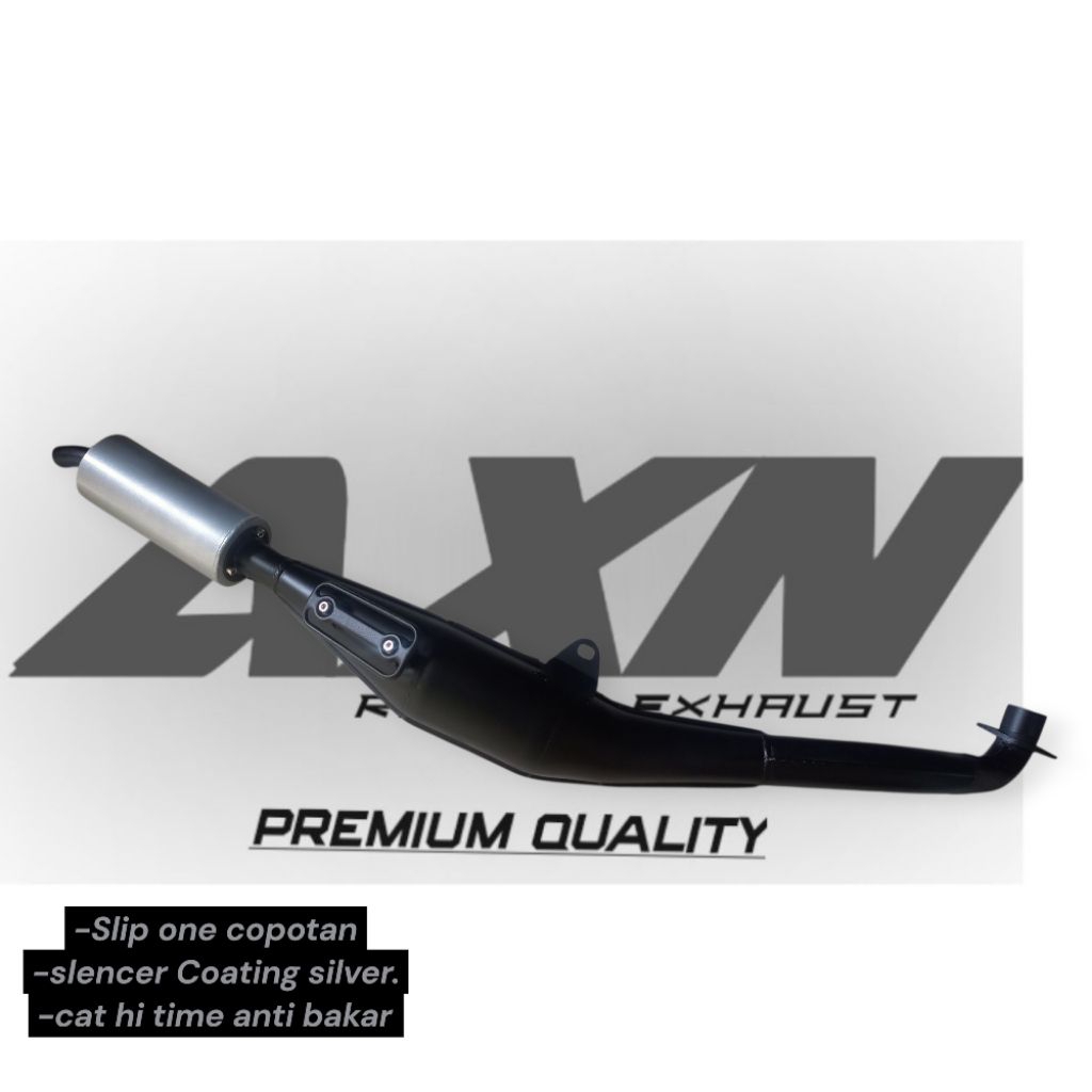 knalpot racing Fiz r 3v3 full sirip slip on copotan