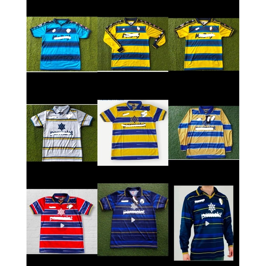 Jersey parma 2000 mr day yellow/jersey parma 2000 mr day blue/jersey parma 1998 home away third/jers