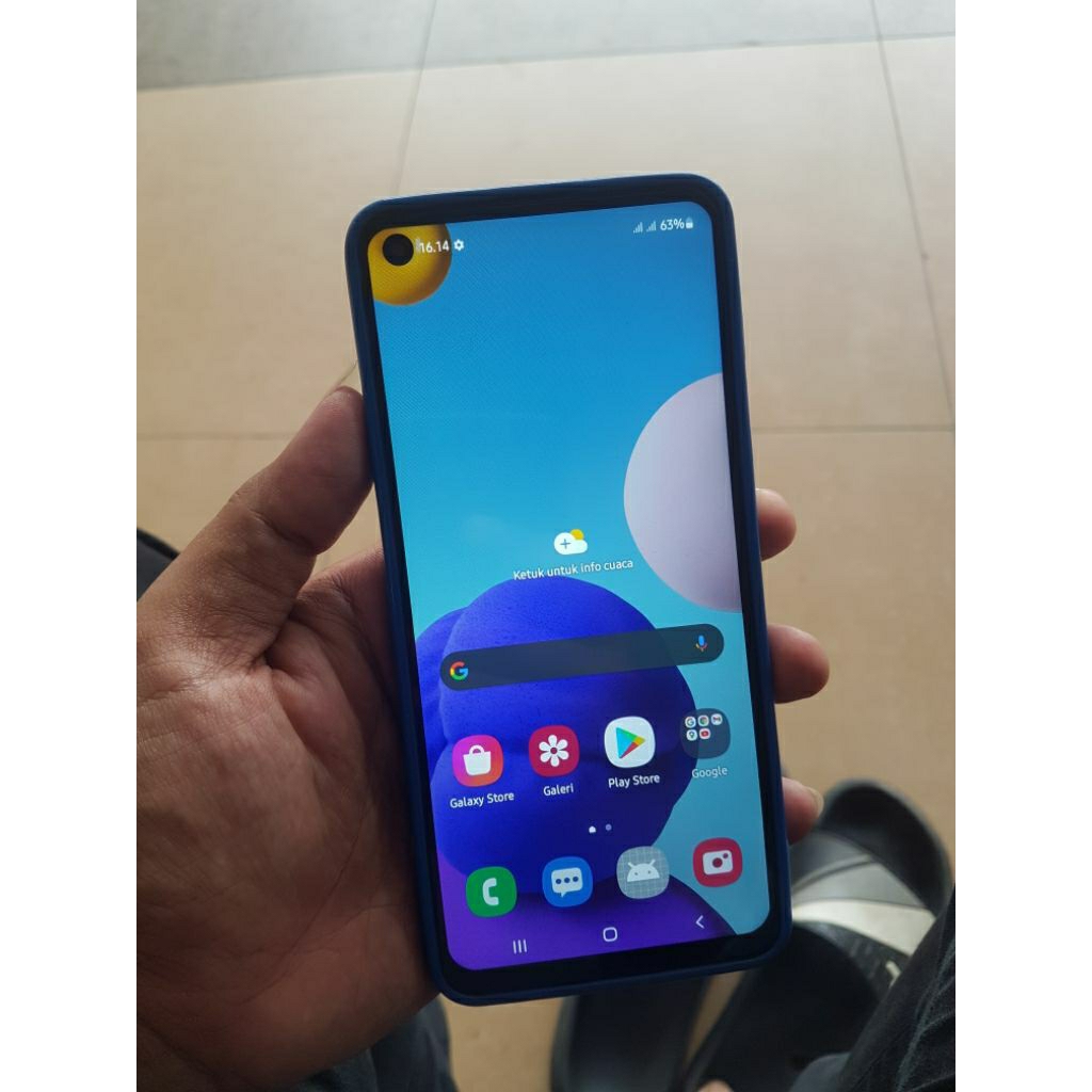 samsung A21s ram 6/64 hp+cas aja kondisi bagus dan no minus