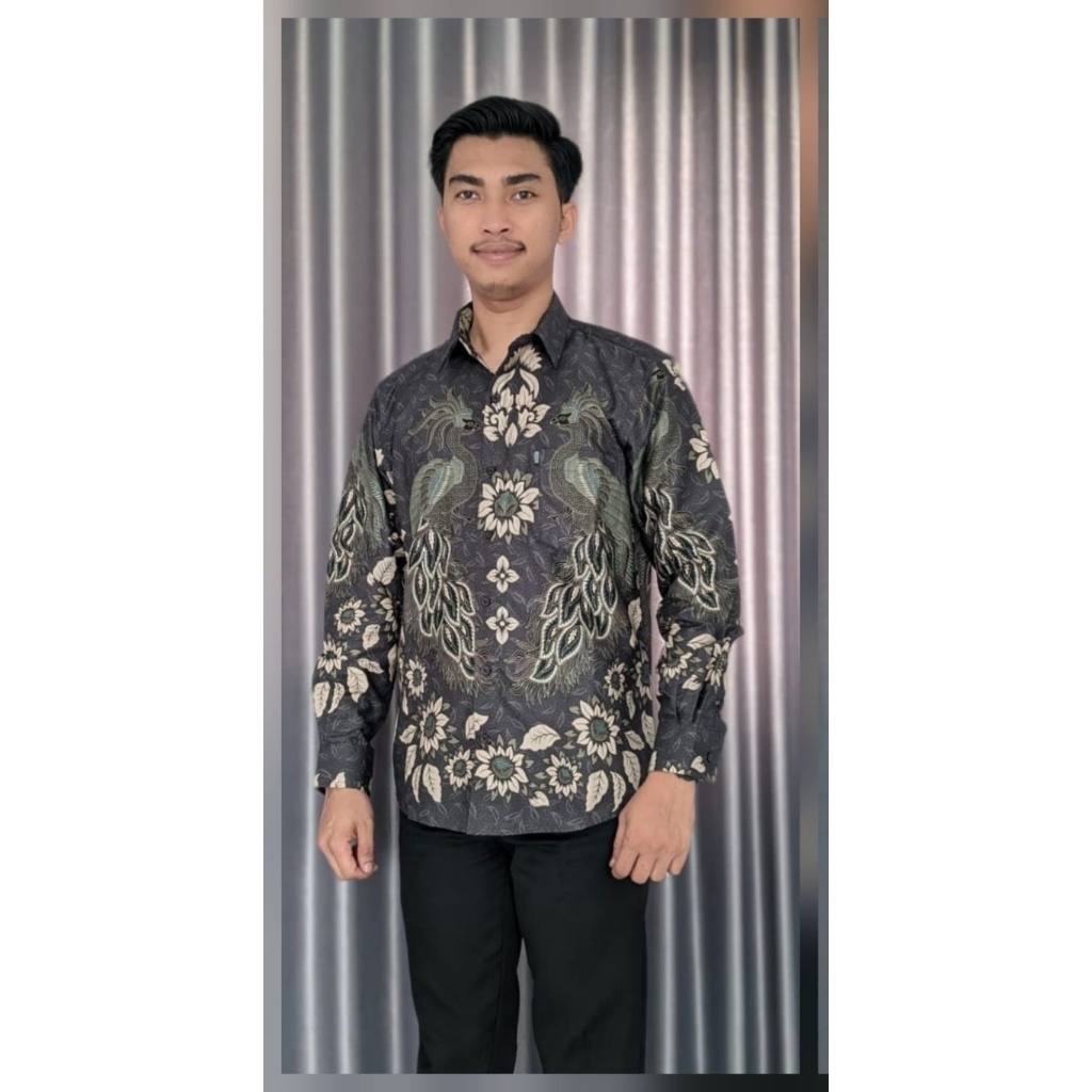 Kemeja Batik Pria ERKAPE Premium – Motif Elegan Berwibawa | Formal dan Kondangan (M L XL)