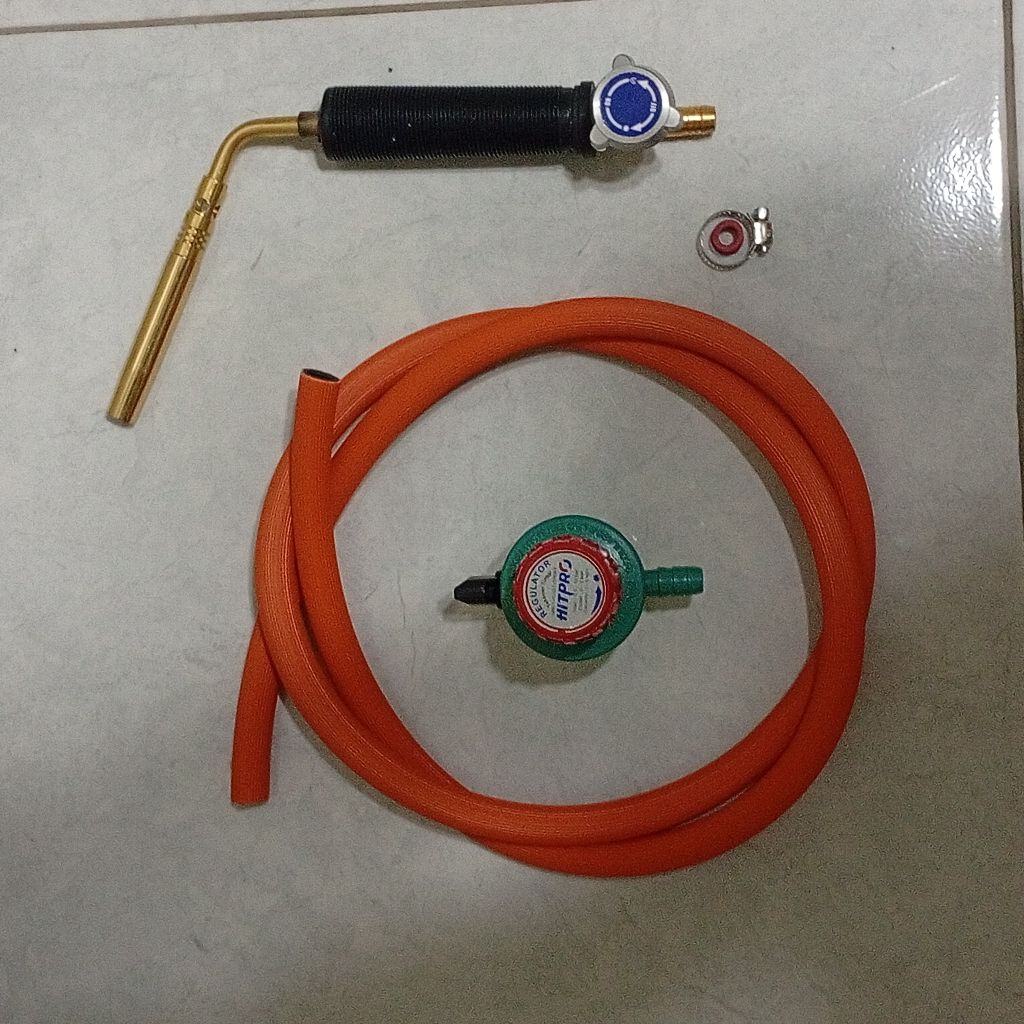 gas torch blow torch blower heating atau las ringan lebur logam emas dan patri