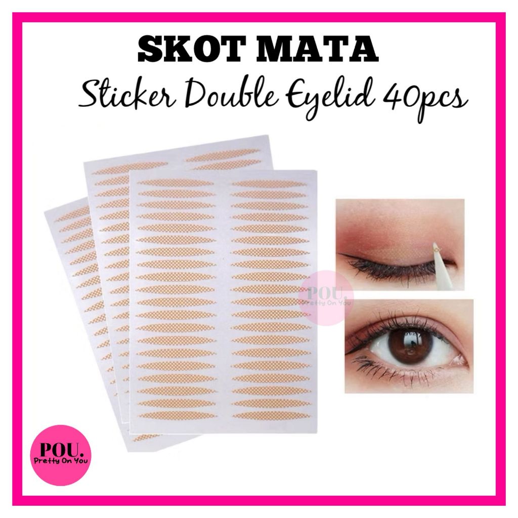 Skot Mata Scott Mata Double Eyelid Veil Tape Stiker Kelopak Mata Bening Selotip Lipatan XX100
