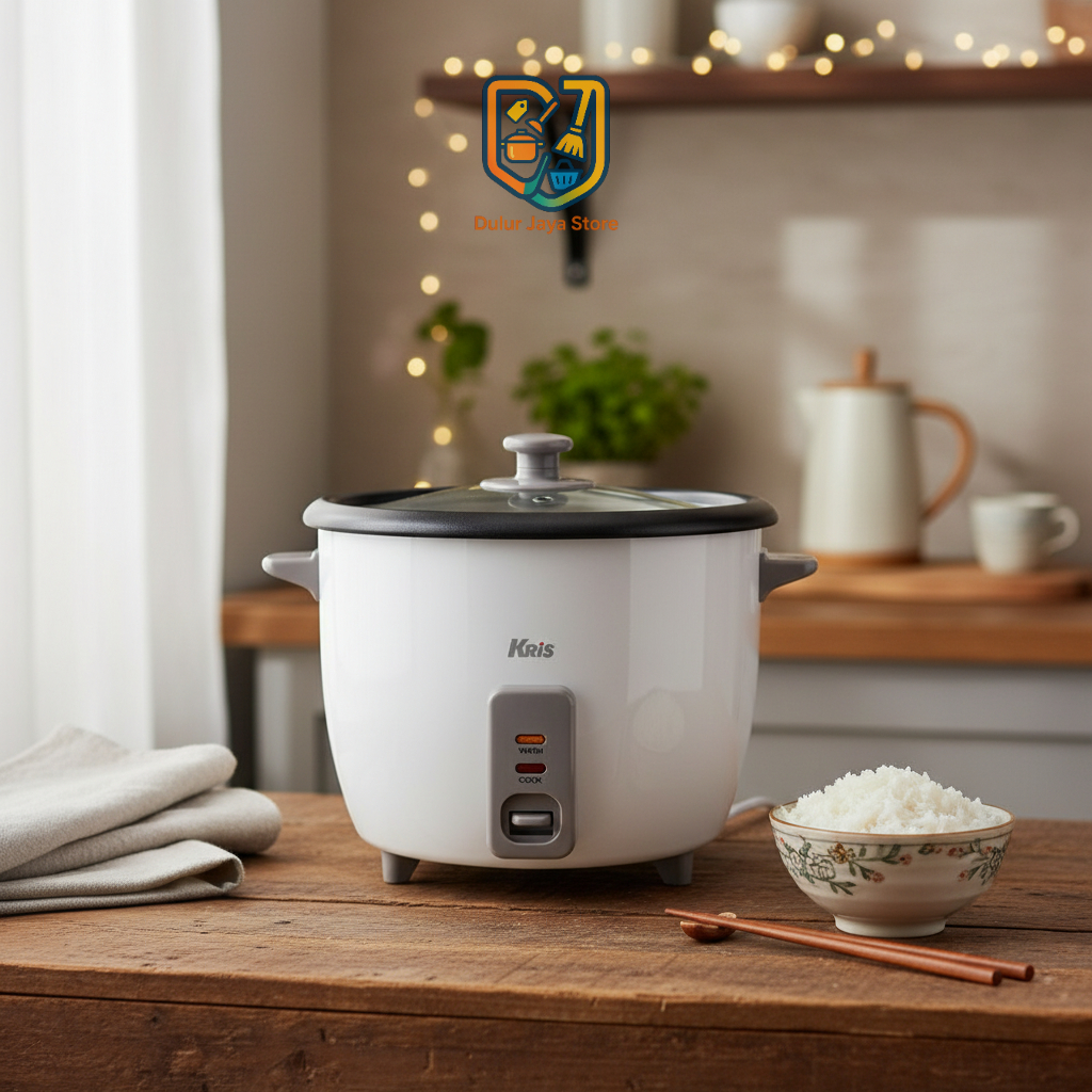 Kris Rice Cooker 1.8 Liter Putih / Penanak Nasi