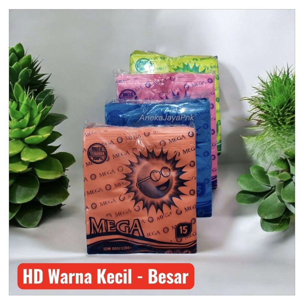 kantong kresek serbaguna HD Warna Mega pink kuning biru orange