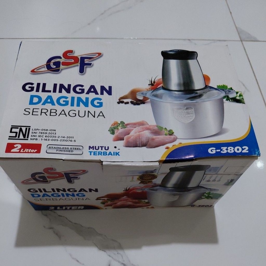 Blender Chopper GSF G-3802 2 Liter / Blender Daging