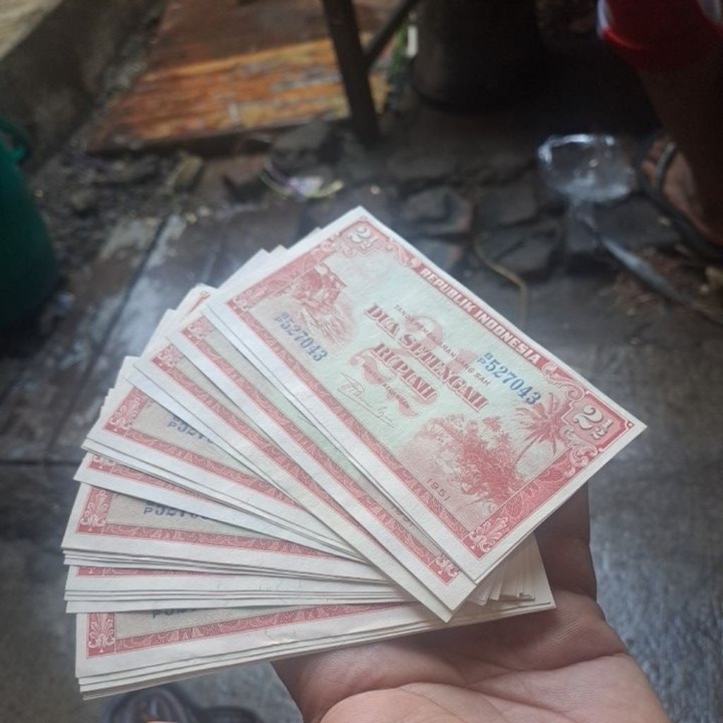 seri pemandangan pecahan 2,5rupiah Thun 1953 & 1951