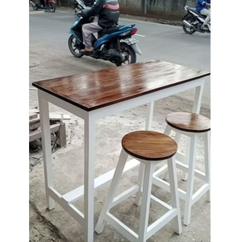 meja bar meja bar cafe bangku bulat