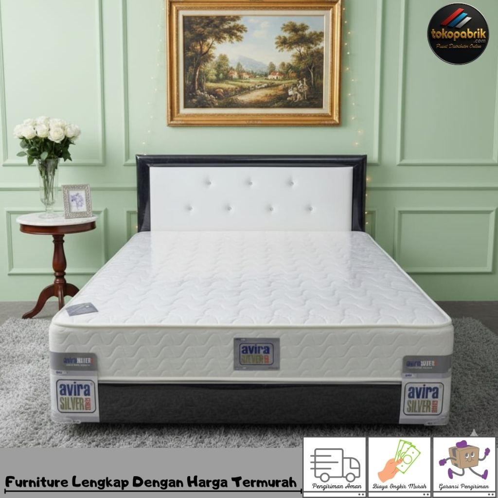 Multibed Boxy Minimalis / Set Divan Springbed Menyatu / Dipan Springbed Modern Murah Bandung Cimahi 