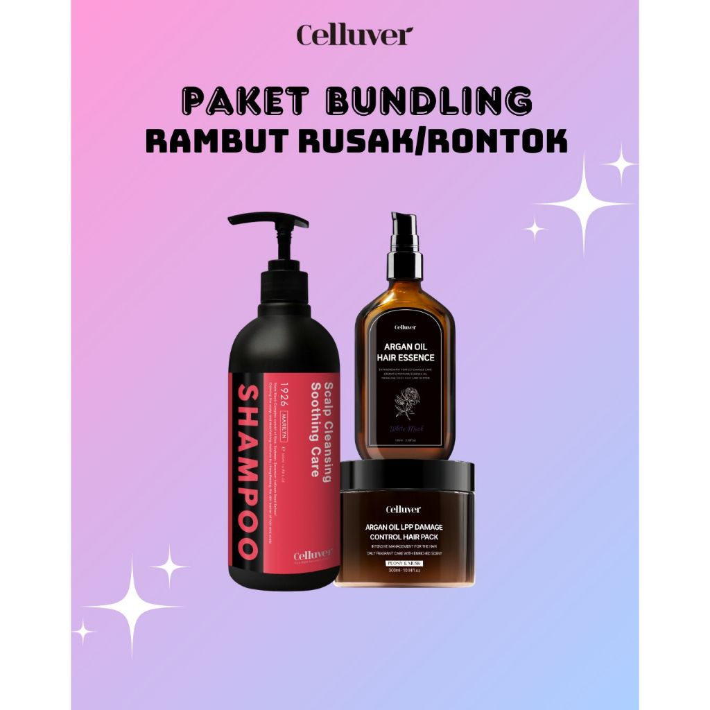 [PAKET BUNDLING] Celluver - Untuk perawatan rambut rusak/rontok
