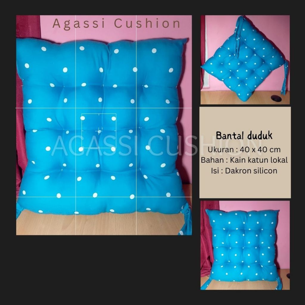 Agassi - Bantal Duduk Bantal Kursi Empuk Alas Duduk Lesehan
