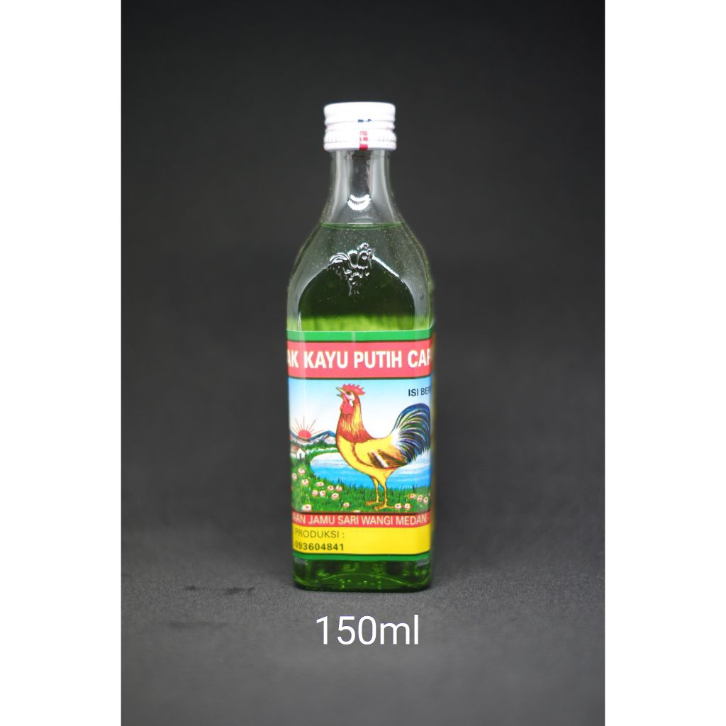 minyak kayu putih cap ayam 150ml asli - cap ayam jago - minyak kayu putih asli 150 ML