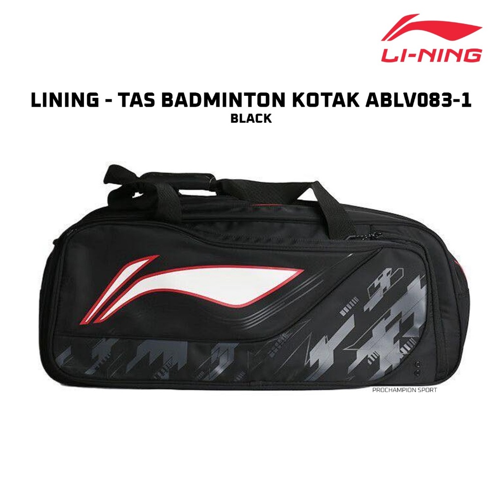 Tas Badminton Kotak LINING ABLV083-1 Black