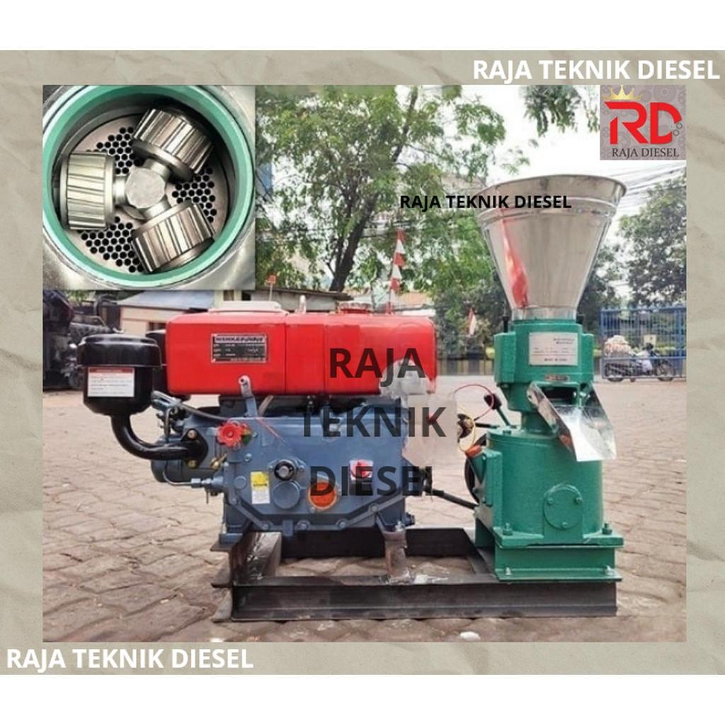 Mesin Cetak Pelet Pakan Ikan Ternak 3 Roller 170 KG / Jam Pellet Machine 3 Roll Pencetak Cetak Pelet