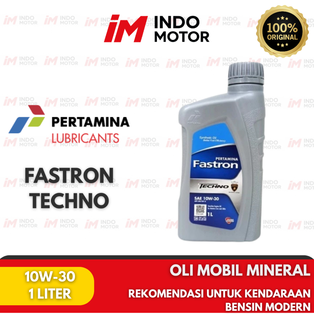 Fastron Techno SAE 10w-30 1L - Oli Mobil Bensin Sintetis