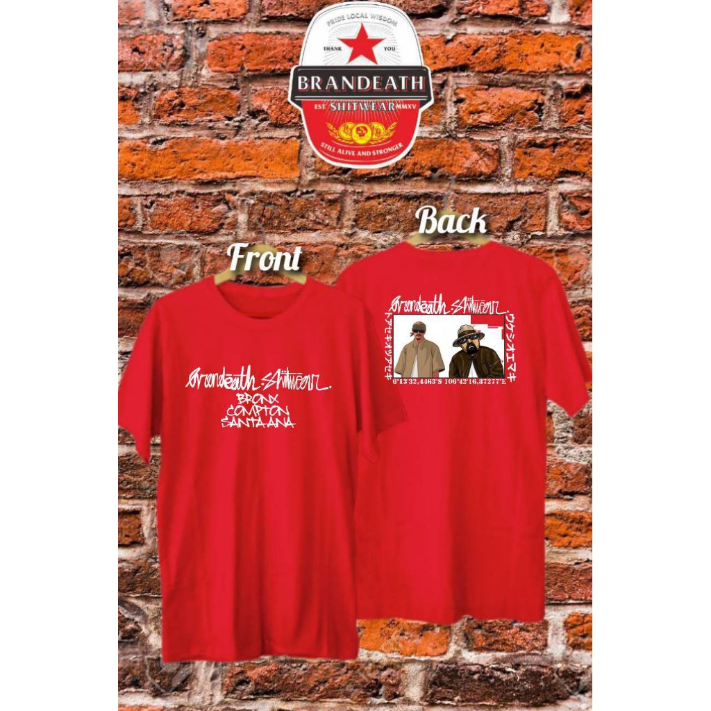 kaos brandeath shitwear parody cholo