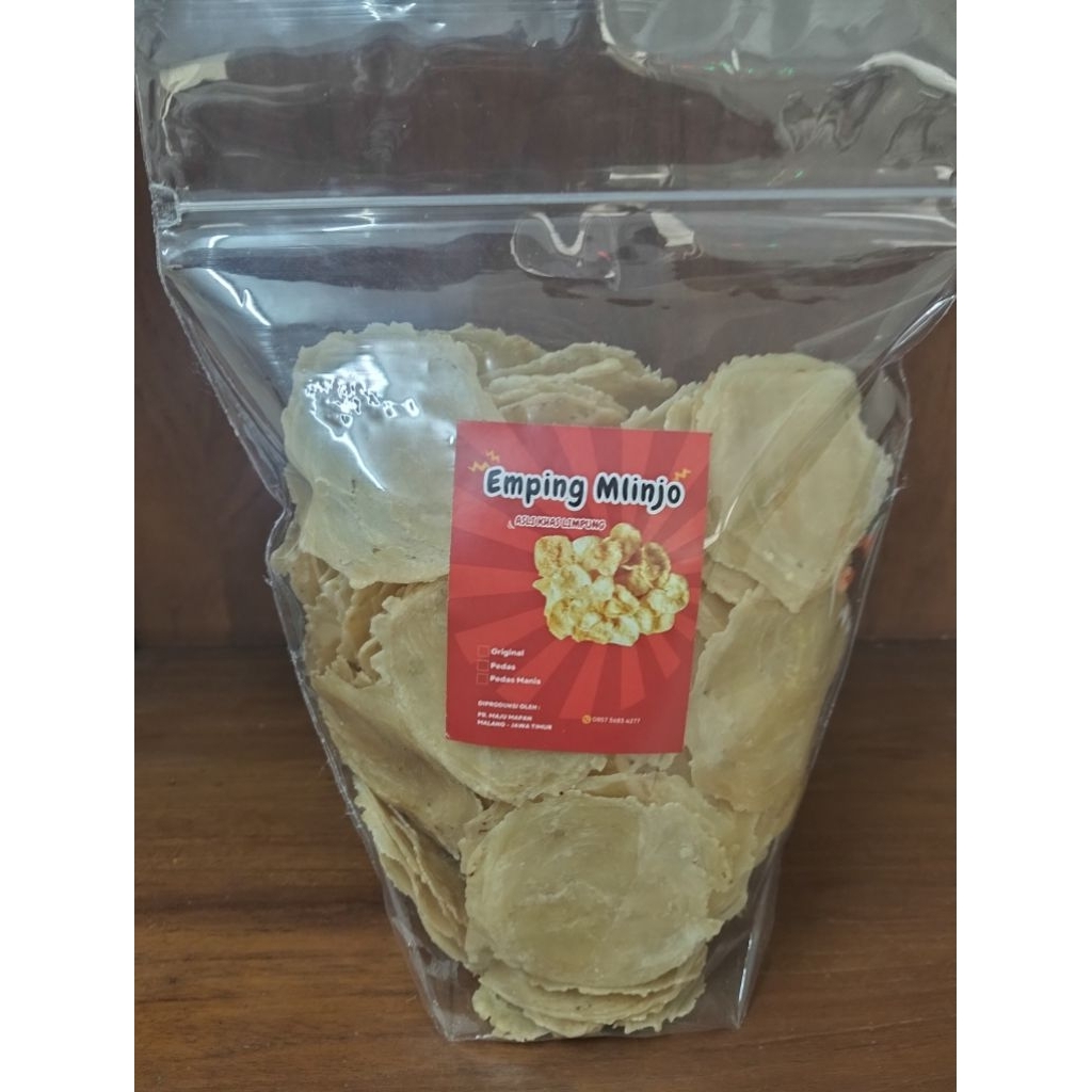 Emping Melinjo khas limpung Mentah