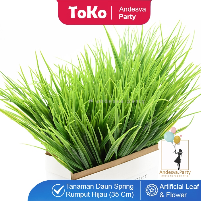 Rumput Sintetis / Rumput Palsu / Rumput Hias / Rumput Plastik Dekorasi / Artificial Spring / ilalang