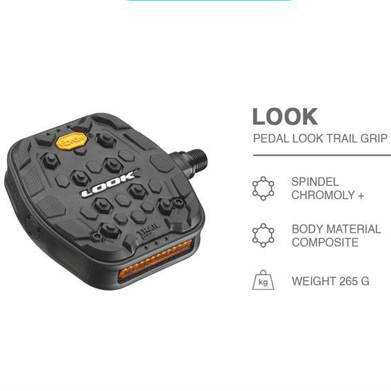 Meroca _ Pedal Look Trail Grip - Pedal Sepeda