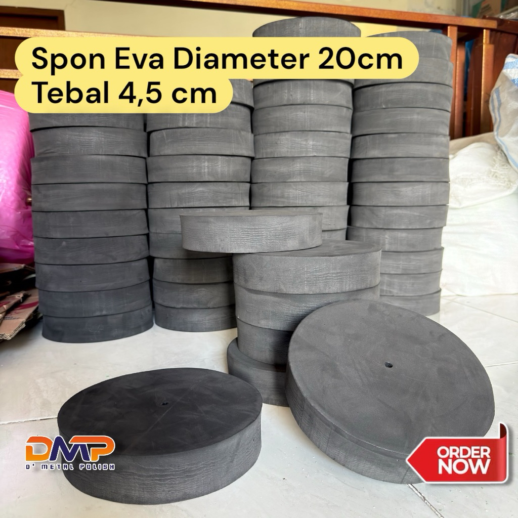 spon eva bulat hard diameter 20cm tebal 4,5 cm