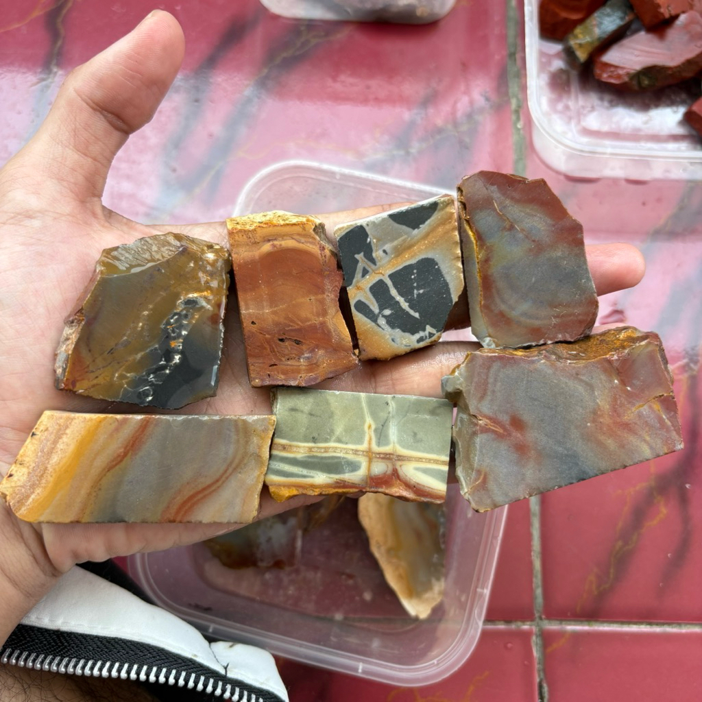 Batu jesper daun / Bahan batu jesper daun / bahan jesper daun / akik jesper daun