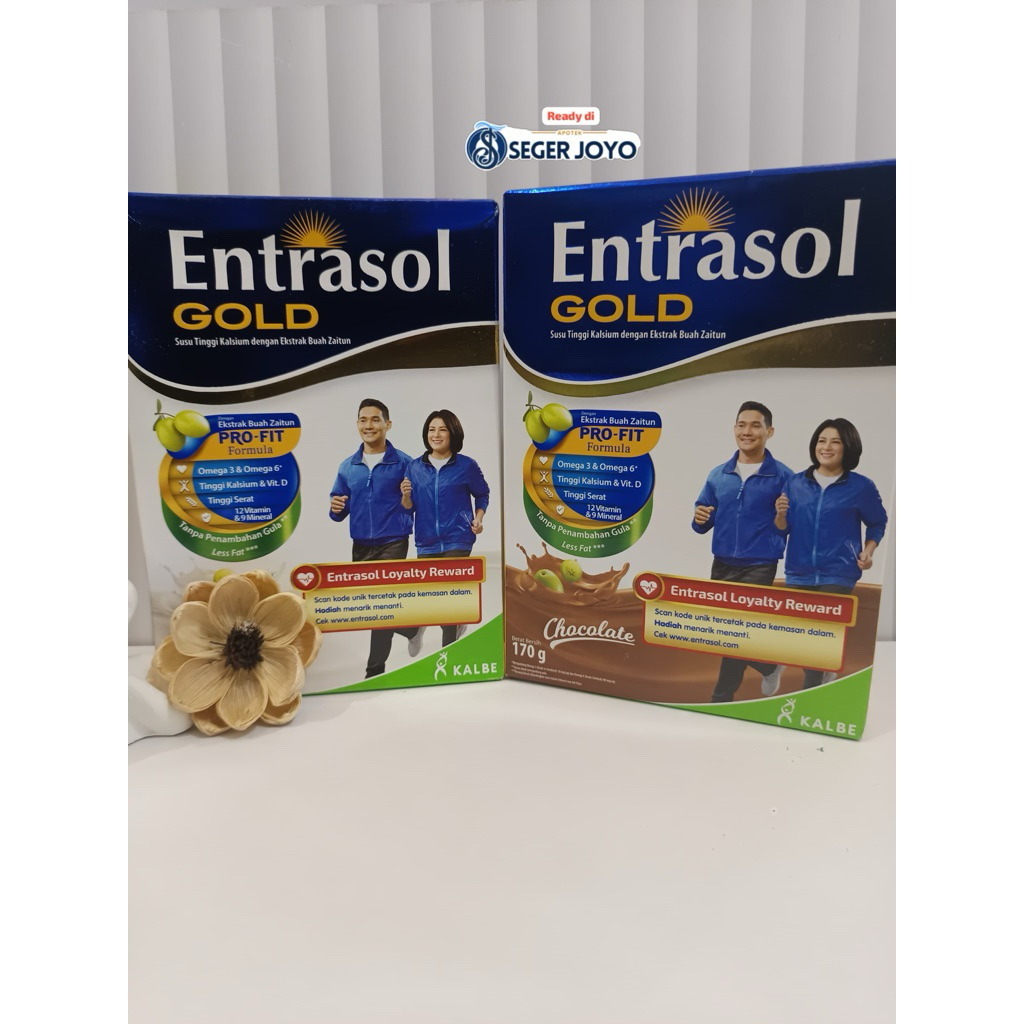 ENTRASOL GOLD (Susu Kalsium + Zaitun Untuk Dewasa)
