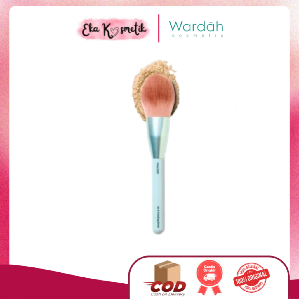 WARDAH Halal Makeup Tool Set & Finishing Brush / EKA KOSMETIK