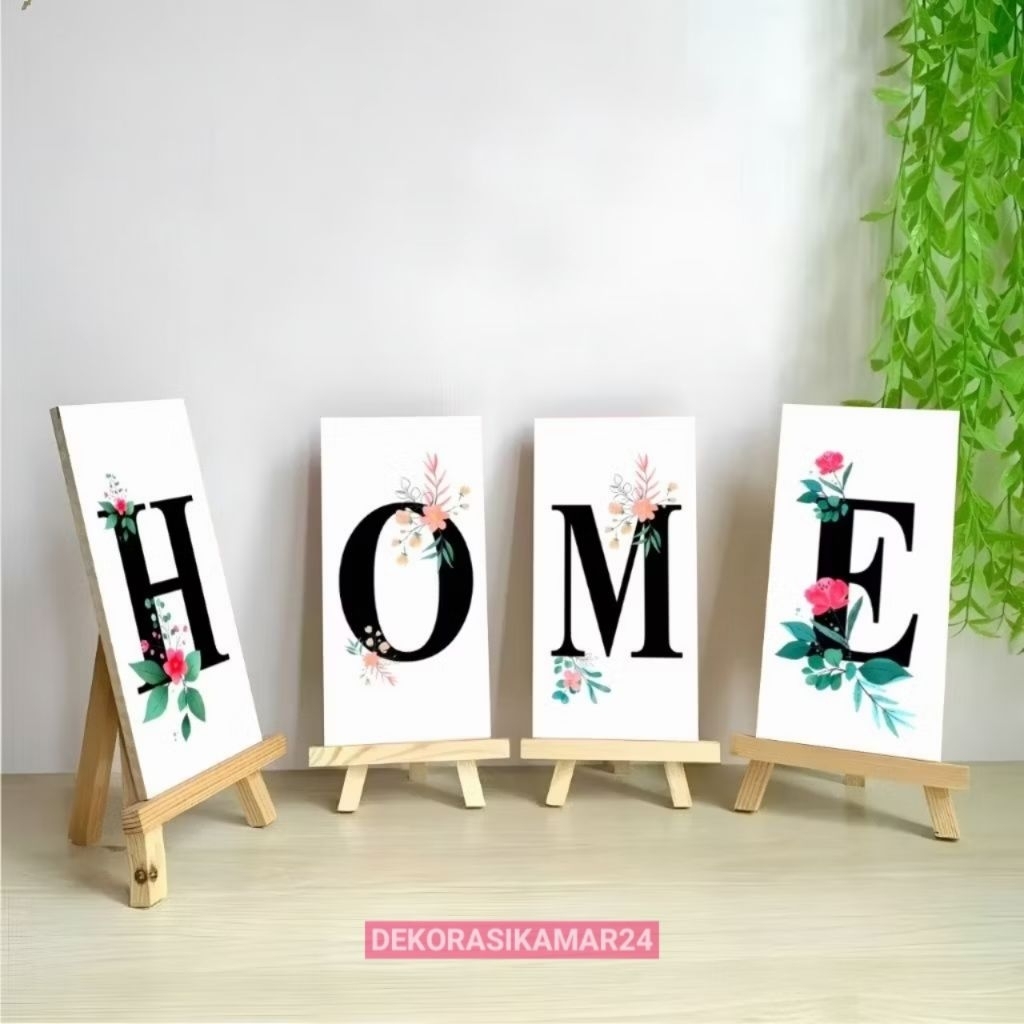 Poster dinding huruf abjad Hiasan kamar cewek aesthetic Poster - Wall decor