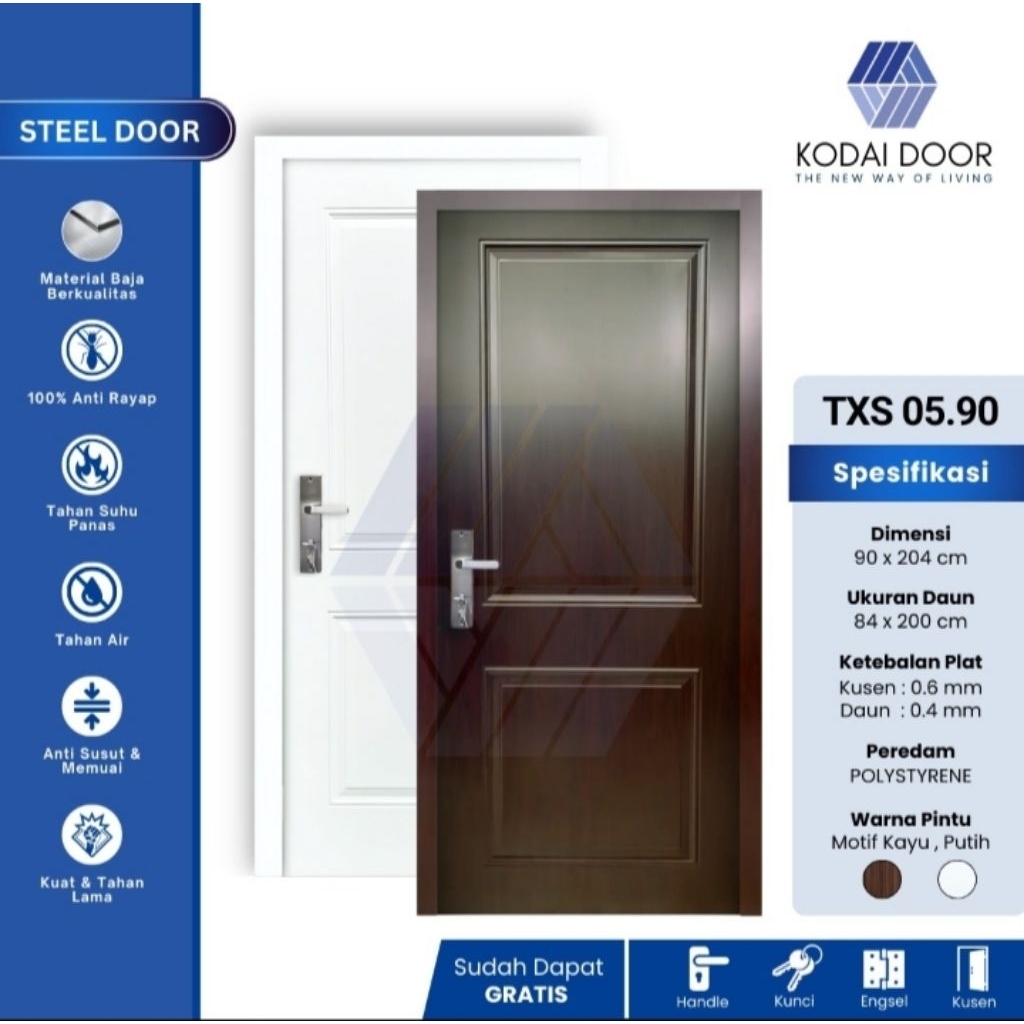 PINTU BAJA KODAI STEEL DOOR TXS - 05