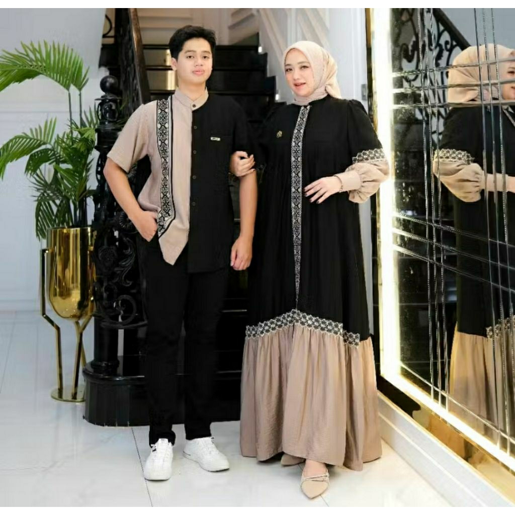 Gwenza gamis Asyiqa(ready siap kirim)