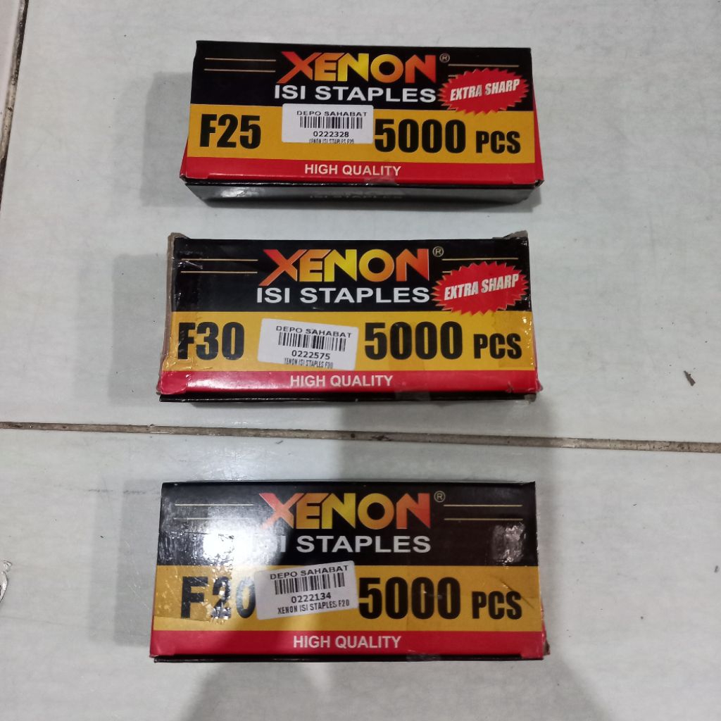 XENON ISI STAPLES F20, F30, F25