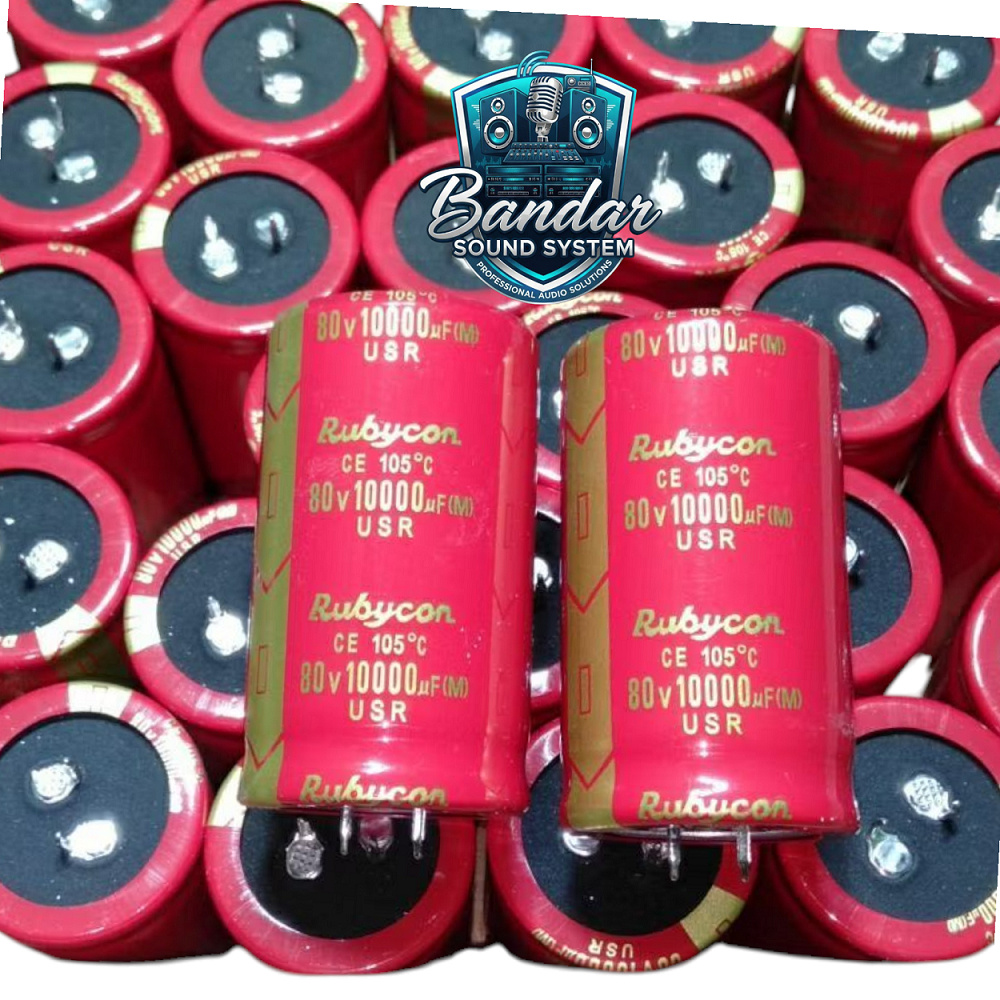 ELCO Rubycon Merah 10000uf 80v USR Original