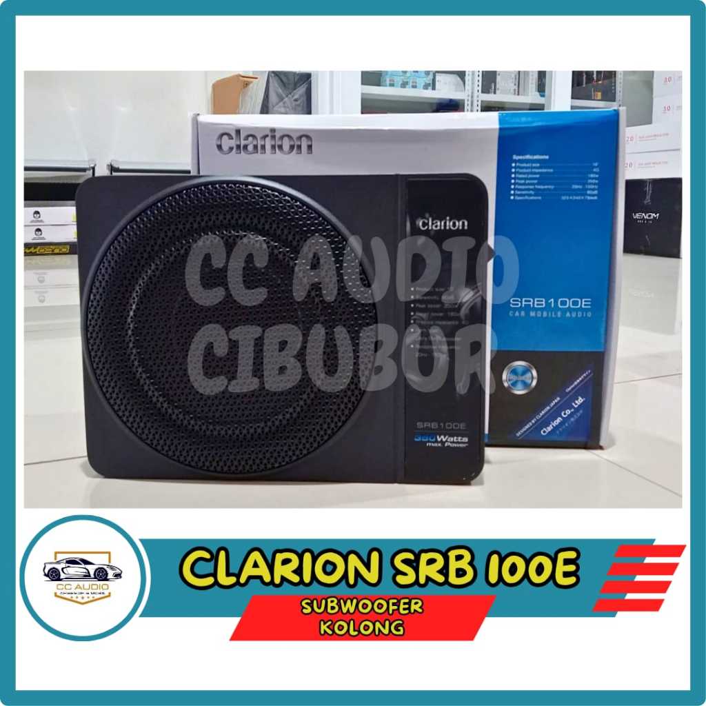CLARION SRB100E - Subwoofer Active 10" Speaker Bluetooth
