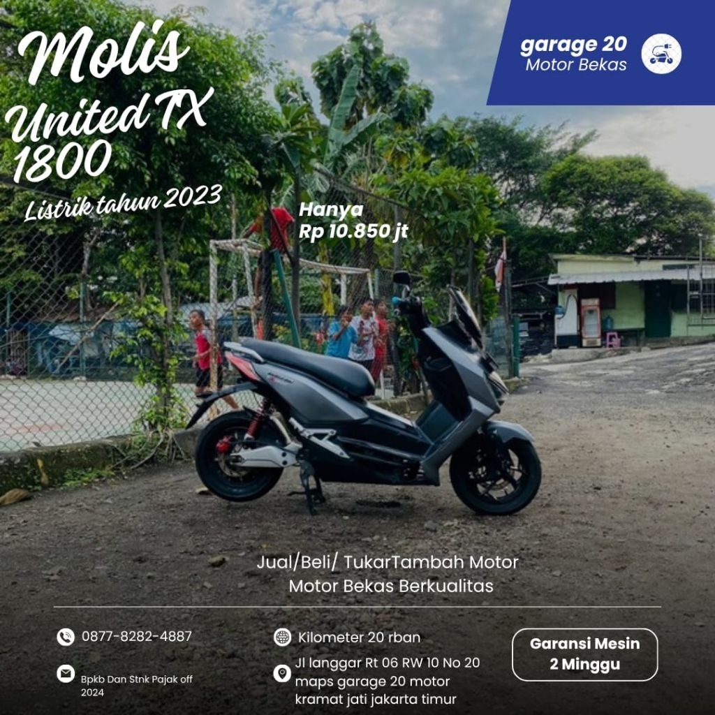 motor listrik united tx 1800 2023