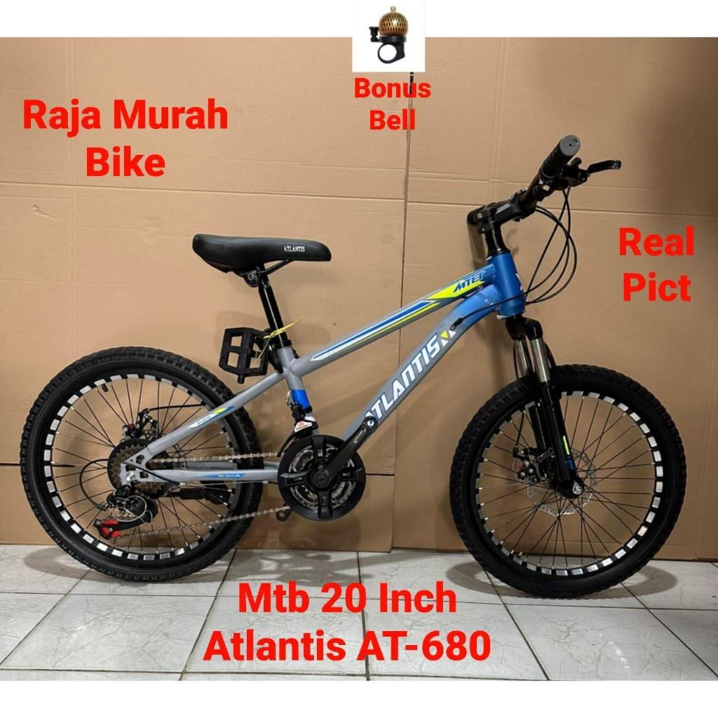 Sepeda Gunung Mtb 20 Inch Atlantis AT-680 Rem Cakram Sepeda Mtb Atlantis AT-680 Frame Steel